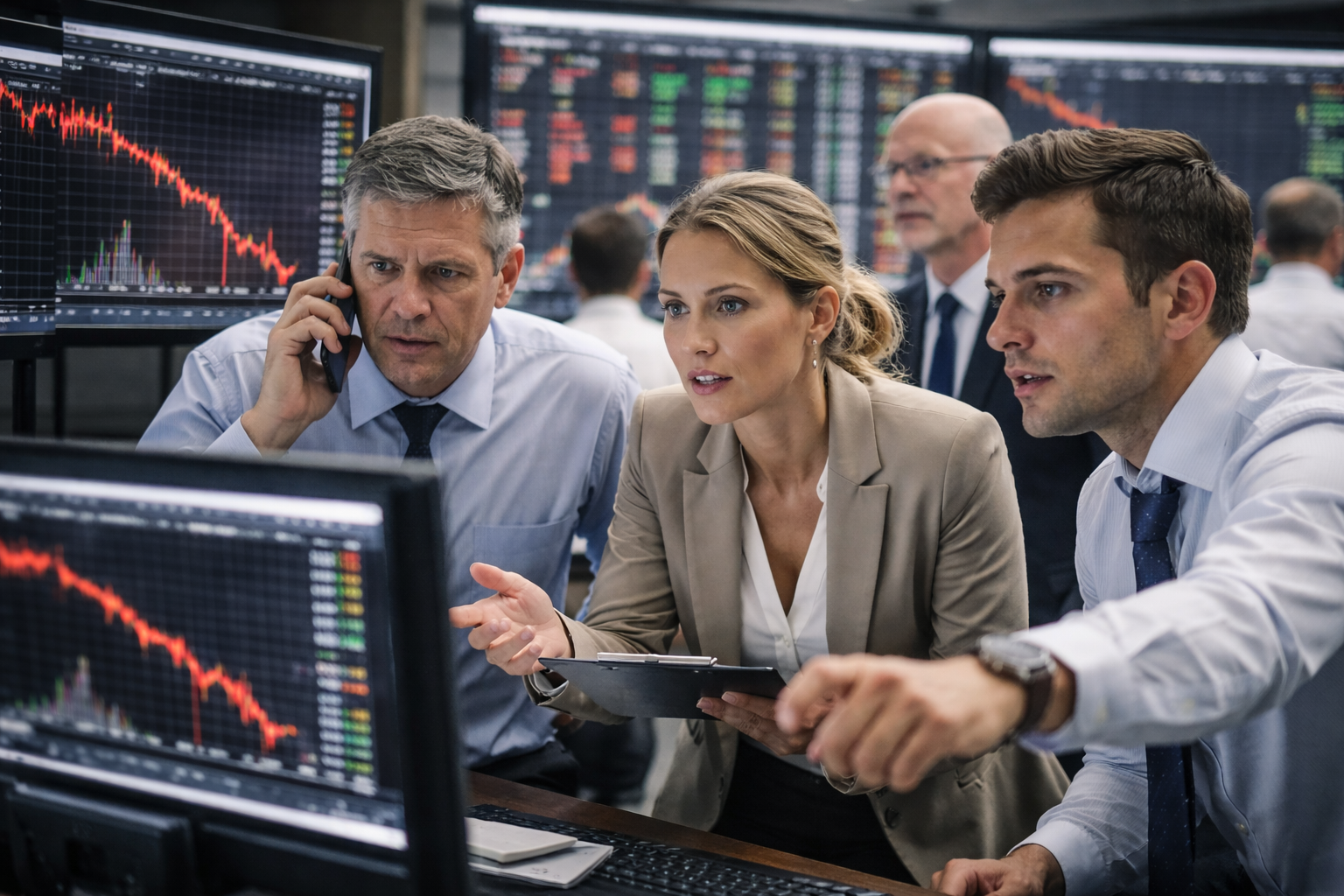Dow falls from record high as AI chip selloff drags Wall Street lower