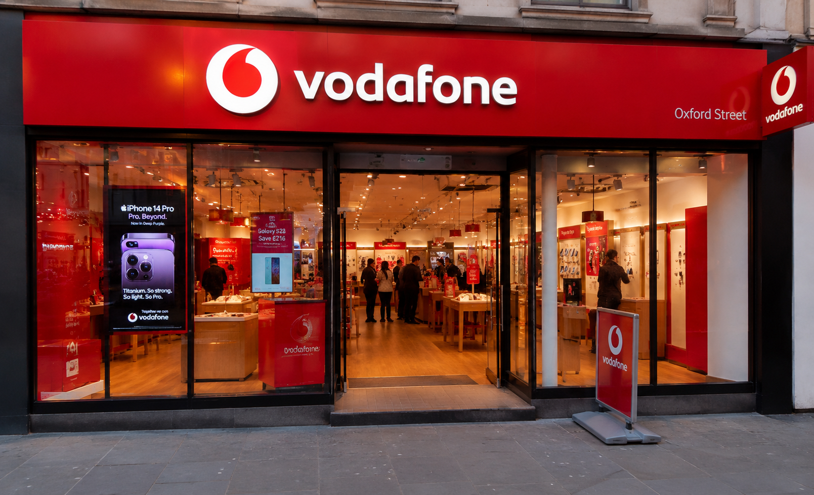Vodafone shares jump as UAE's e& exits with $5.9B stake sale to Xavier Niel